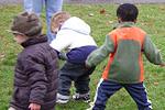 Children playing outdoors